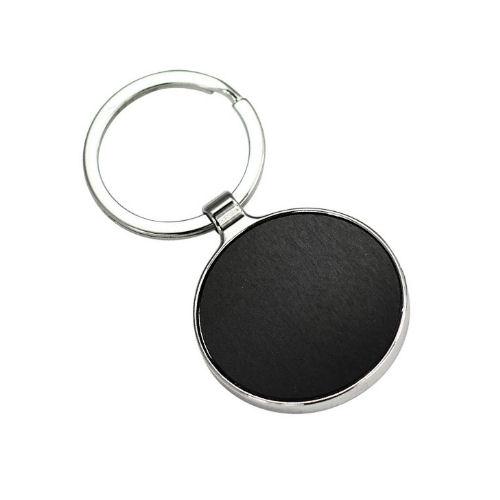 Xcite Round Keyring with double sided plate.