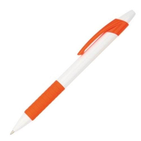 Arc Plastic Pen with Rubberised Grip
