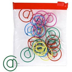Bleep Shaped Paperclips in PVC Zippered Bag