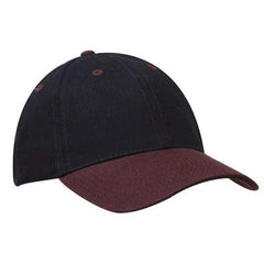 Brushed Heavy Cotton Cap with Logo