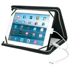 Oxford Tablet Holder with Inbuilt Powerbank Charger