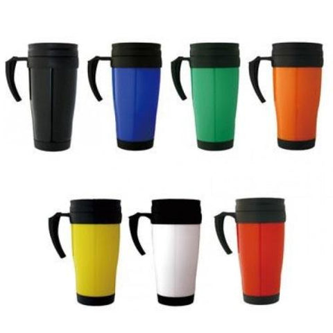 Promotional Double Wall Plastic Travel Mug