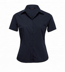 Phoenix Self Stripe Corporate Short Sleeve Shirt