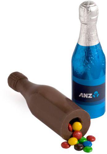 Yum Champagne Bottle in Chocolate