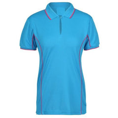 Malcom Side Stripe Polyester Polo Shirt