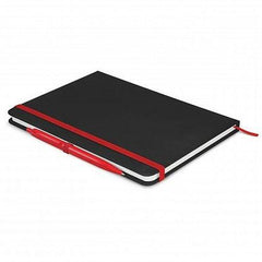 Eden A5 Black Notebook with Pen