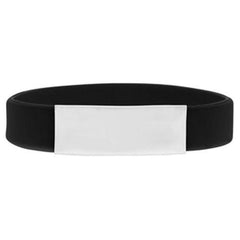 Econo Silicone Wristband with Brand Plate