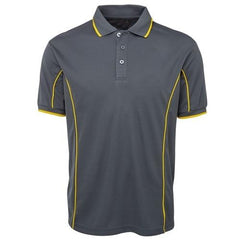 Malcom Side Stripe Polyester Polo Shirt