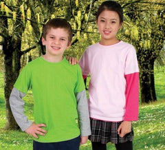 Aston Kids Double Sleeve TShirt