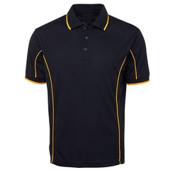 Malcom Side Stripe Polyester Polo Shirt