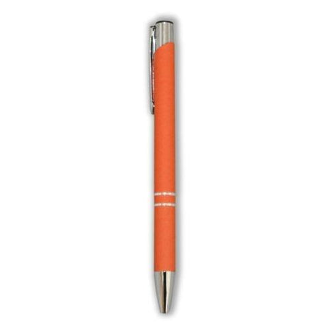 Arc Metal Pen with rubberised finish.