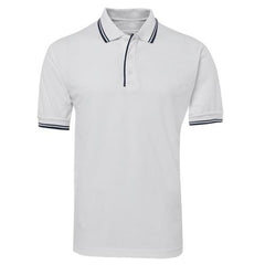 Malcom Contrast Trim Cotton Blend Polo Shirt